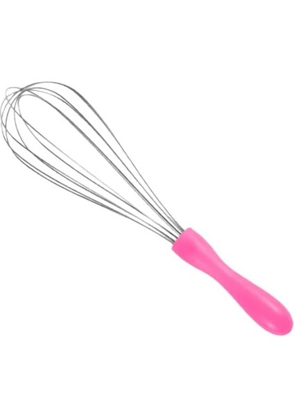 Paslanmaz Çelik Plastik Saplı El Çırpıcısı (Blender) (1, Pembe, 3'lü Set)