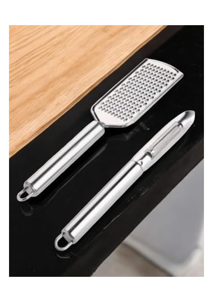 Paslanmaz Çelik Rende ve Soyacak Penir Çikolata Zencefil Patates Limon Rende ve Soyacak 2'li Set modelleri