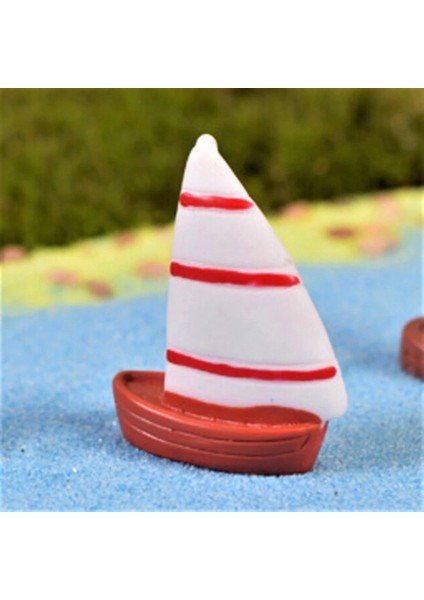 Minyatür Yelken Kayık 2,9cm Silikon Kalıp K-257