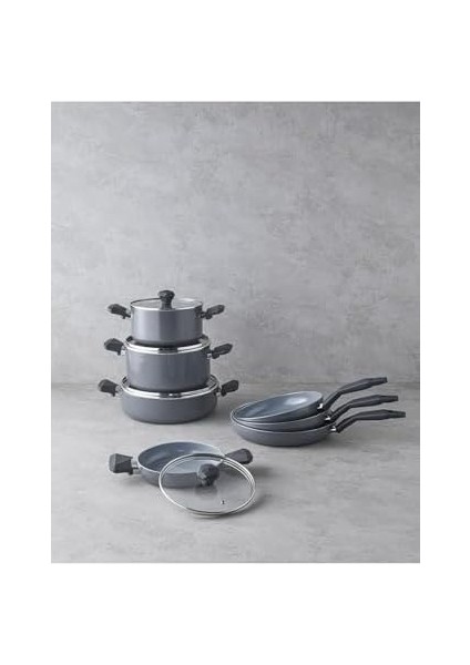 Home Prego Cerawell Tencere 24 cm Gri