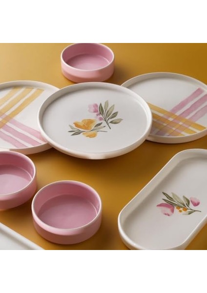Sunny 4 Kişilik Kahvaltı Takımı-10 PARÇA-PEMBE02