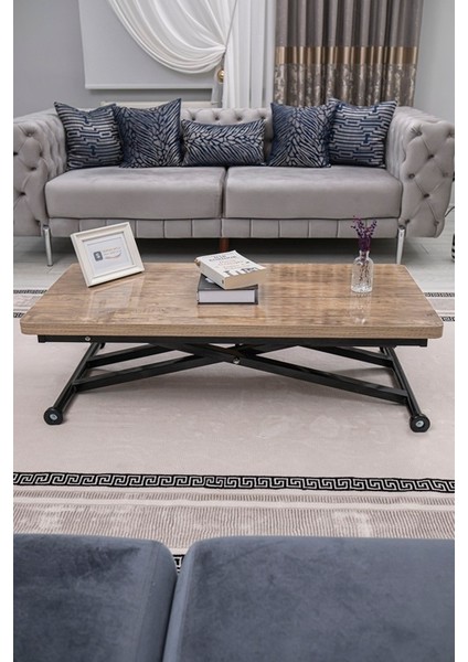 Home Üst Tabla Mdf Antiklayt Oval Köşe Alt Ayak Siyah modelleri