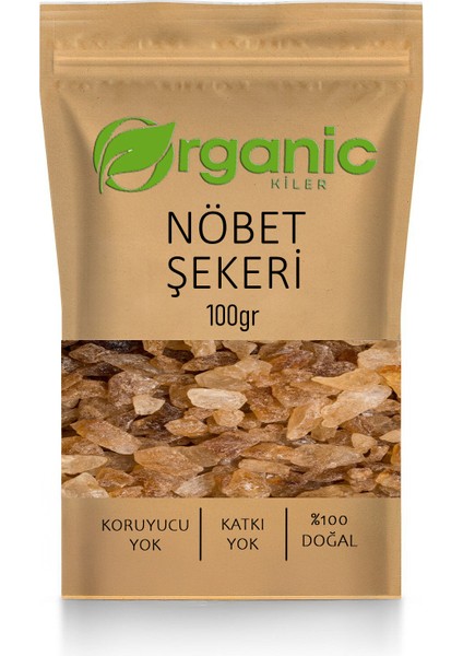 Nöbet Şekeri Safranlı 100GR. Doğal & Elenmiş