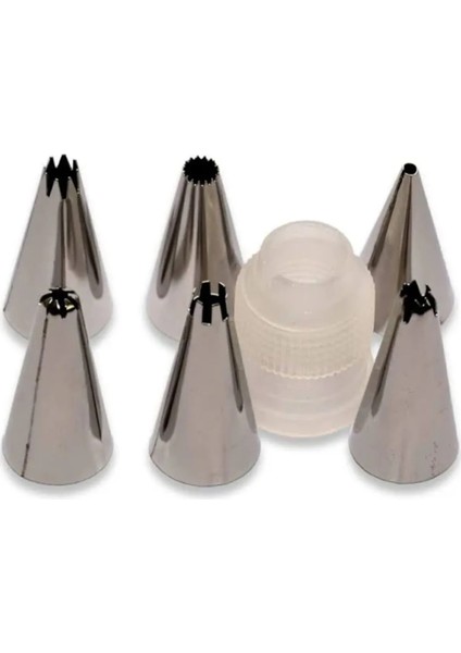 Rus Duyu Seti 7 Adet ve Pasta Fırça Seti 15LI Krema Torbası Ucu Krema Şeker Hamuru Kek Fırça Seti fiyatları