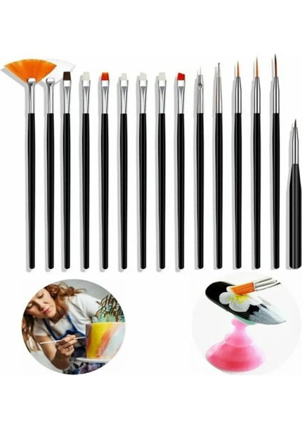 Rus Duyu Seti 7 Adet ve Pasta Fırça Seti 15LI Krema Torbası Ucu Krema Şeker Hamuru Kek Fırça Seti modelleri