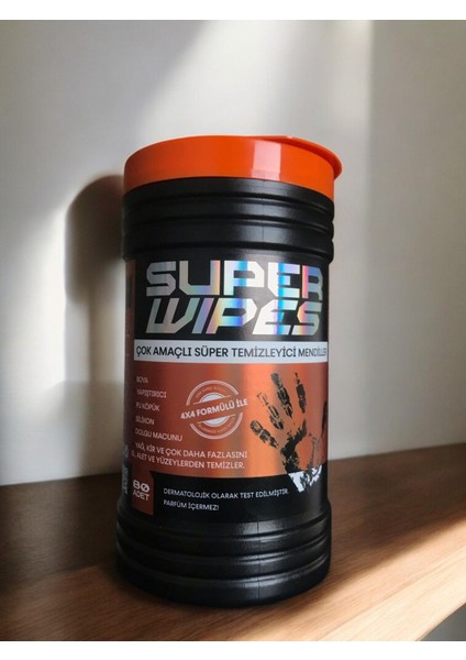 Super Wıpes Çok Amaçlı Süper Temizleyici Mendiller