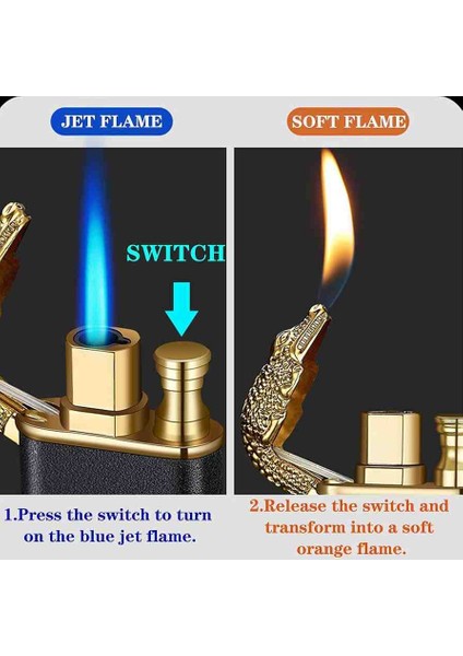 Çift Yanar Çakmak Tabanca Figürlü Türk Bayraklı modelleri