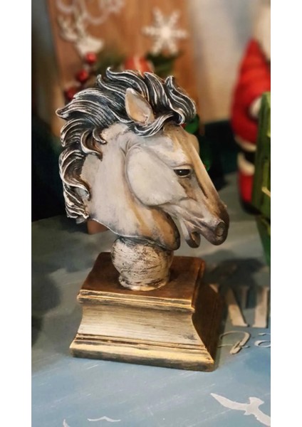 El Boyaması Dekoratif At Büst fiyatları