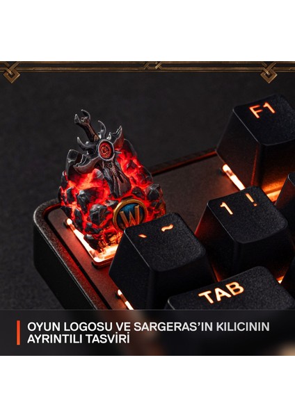 Steelserıes Artisan Keycap Wow Edition Oyun Klavye Tuşu