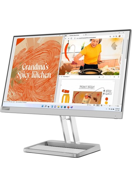 L22I-40 21.5 Inç 75Hz 4ms Freesync IPS Fhd Monitör Bulut Grisi
