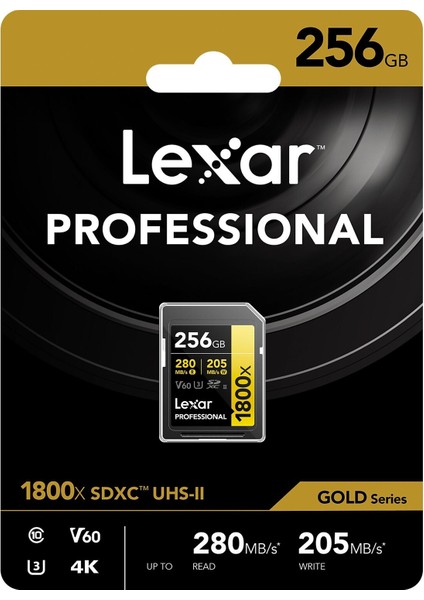 256GB LSD1800256G-BNNNG Sd Professional 1800X Sdxc Uhs-Iı Kart Up To 280MB/S Okuma 210MB/S Yazma Hafıza Kartı modelleri
