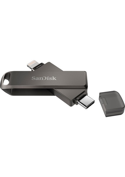Sandısk Ixpand Flash Drive Luxe 128GB Usb-C+ Lightning Siyah