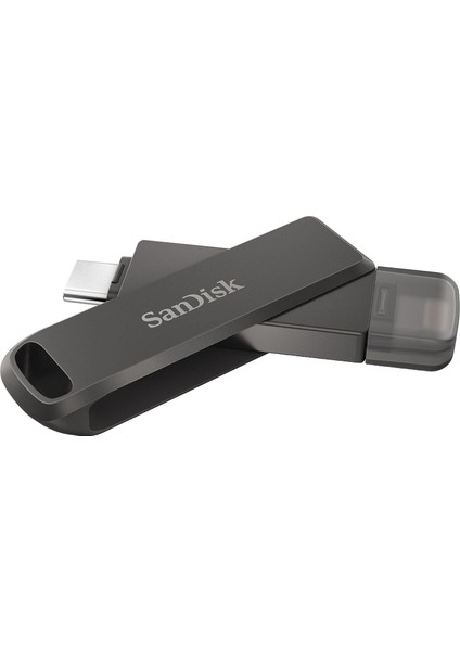 Sandısk Ixpand Flash Drive Luxe 128GB Usb-C+ Lightning Siyah