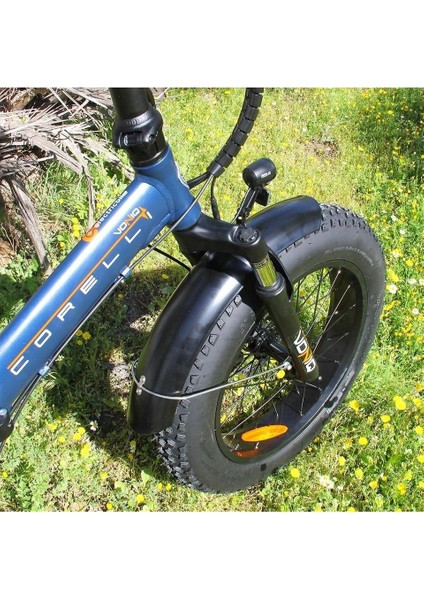Elektrikli Bisiklet Voniq 20 Jant Fat Bike Gri Blc