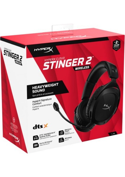 Cloud Stinger 2 Wireless Oyuncu Kulak Üstü Kulaklık Siyah 676A2AA fiyatları