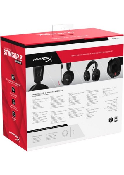 Cloud Stinger 2 Wireless Oyuncu Kulak Üstü Kulaklık Siyah 676A2AA modelleri