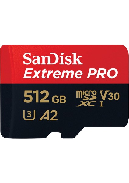 Sandısk Extreme Pro Microsdxc Uhs-I Kart 512 GB Hafıza Kartı