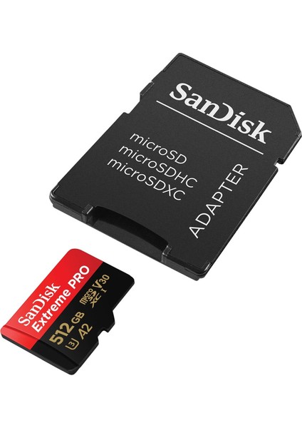 Sandısk Extreme Pro Microsdxc Uhs-I Kart 512 GB Hafıza Kartı