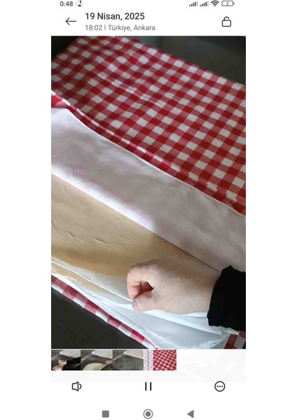 Yufka Defteri kitabı Mantı Su Böreği Defteri Yufka Serme 60x60 modelleri