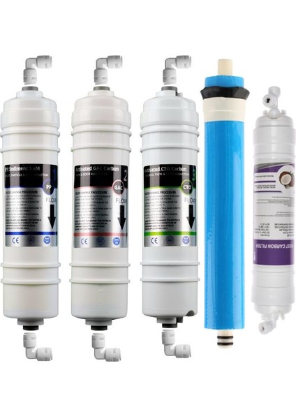 Su Arıtma Filtre Seti Beşli - Inline Modeller Için Sulook fiyatları