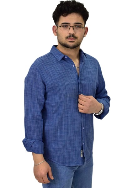Erkek Spor Silim Fit Uzun Kol Gömlek G5005 BGL-ST04494 modelleri