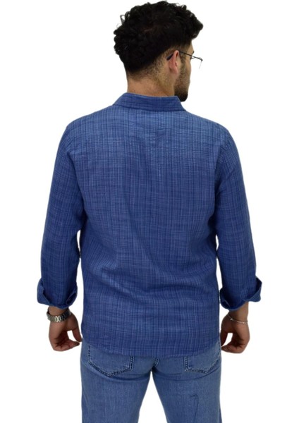 Erkek Spor Silim Fit Uzun Kol Gömlek G5005 BGL-ST04494 fırsatları