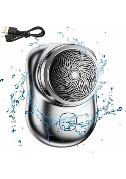 Mini Sıfır Sakal Yanak Tıraş Makinesi USB Şarjlı Sıfır Sakal Taşınabilir Korumalı