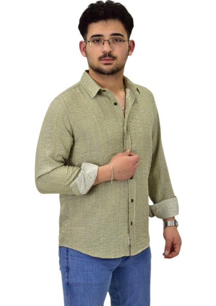 Erkek Spor Silim Fit Uzun Kol Gömlek G5011 BGL-ST04495 modelleri