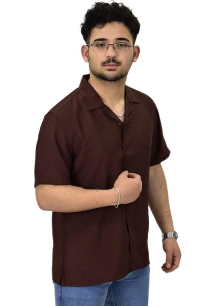 Erkek Spor Silim Fit Kısa Kol Gömlek G5031 BGL-ST04497 modelleri