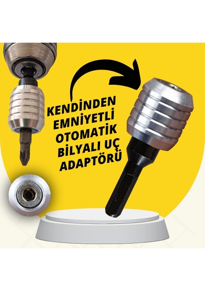 Kendinden Emniyetli Otomatik Bilyalı Uç Adaptörü
