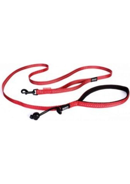 Luxury Soft Trainer Lite Egitmen Köpek Sevk Kayisi 180 cm Kırmızı 1 Adet
