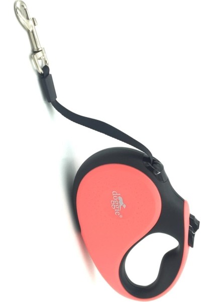 Luxury Doggie Soft Seri Otomatik Makaralı Gezdirme Tasması 25 kg / 5 M Pembe 1 Adet