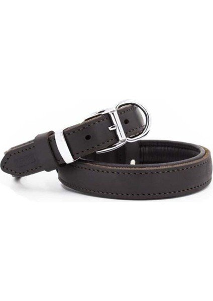 Luxury Doggie Yağlı Deri Köpek Boyun Tasması Medium Kahverengi 2.5X37-45 cm - Petshopundan 1 Adet