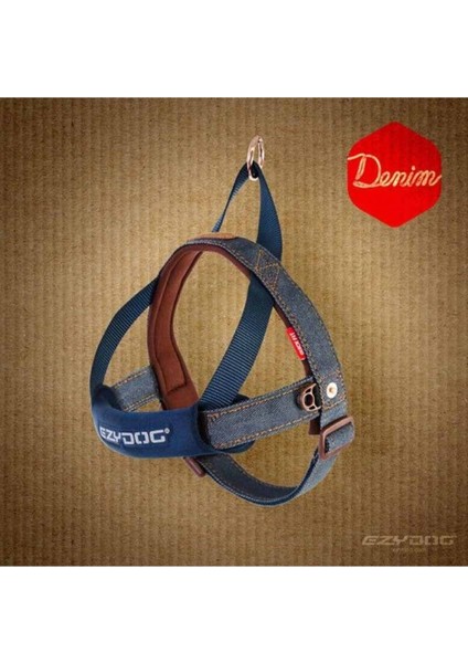 Luxury Quick Fit Harness - Denim 1 Adet