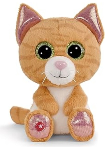Luxury Nici 48698 Soft Toy Glubschıs Cat Tabbrey 15CM Green, 15 cm 1 Adet