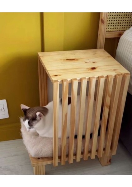 Luxury Ahşap Kedi E 1 Adet