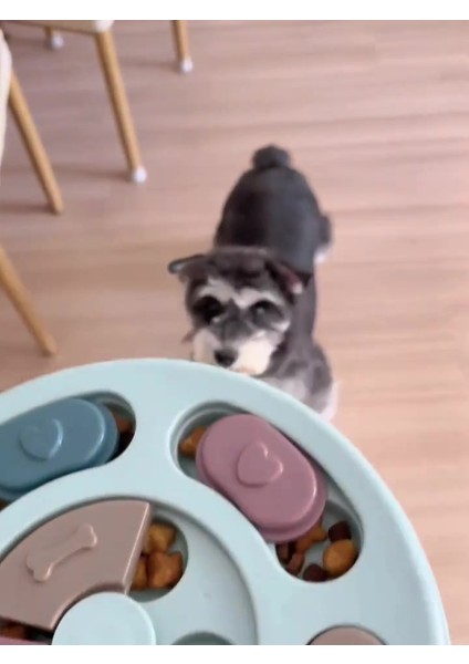 Luxury Köpek Oyuncağı Mama Bulmaca Yavaş Besleyici Köpek Gıda Dağıtıcı Yavaş Yeme Mavi 1 Adet fiyatları