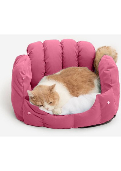 Luxury Duo 2 Mevsim Açılıp Kapanabilir Fermuarlı Lux Kedi ve Köpek Yatağı 1 Adet
