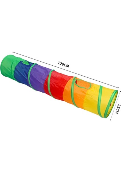 Luxury Düz Kedi Tüneli Katlanır Gökkuşağı Uzun Düz Kedi Köpek Oyun Tüneli Evcil Hayvan Oyun Tüneli 1 Adet modelleri