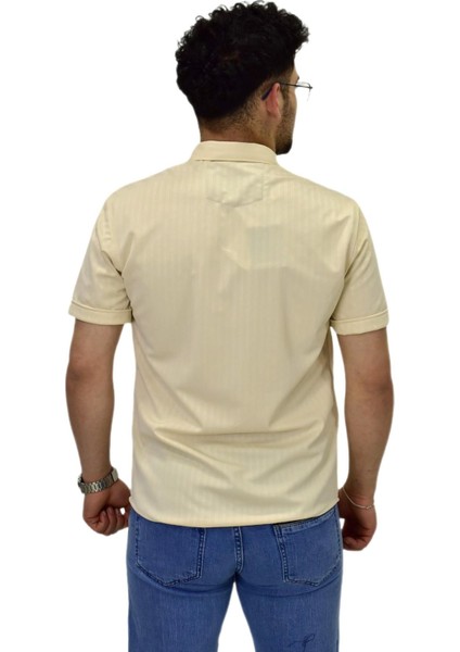 Erkek Spor Silim Fit Kısa Kol Gömlek BGL-ST04481