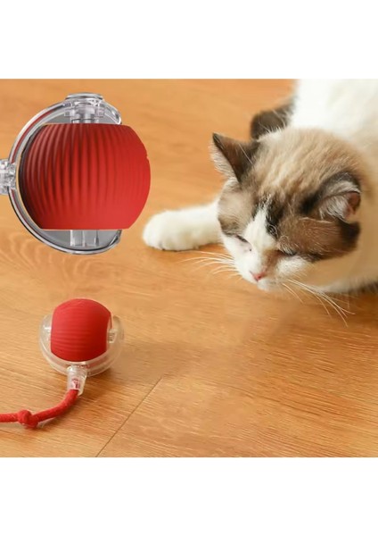 Luxury Otomatik Akıllı Kedi Oyuncak Topu - USB Şarjlı Hareketli Top 1 Adet modelleri