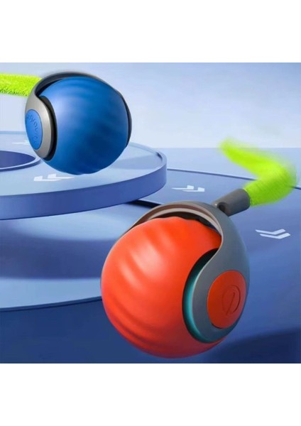 Luxury Otomatik Hareketli Kedi Oyuncağı Akıllı Gezen Kedi Topu Hareketli Şarjlı Oyuncak 1 Adet