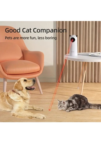 Luxury Otomatik Kedi Lazer Oyuncağı Otomatik Lazer Işık Kedi/köpek Oyuncağı Etkileşimli Akıllı 1 Adet