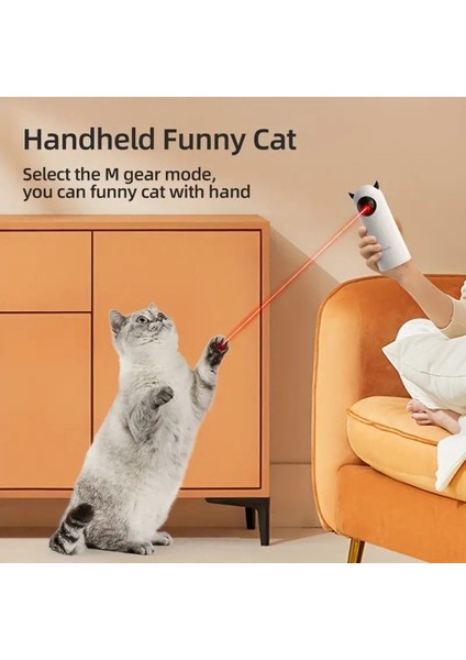 Luxury Otomatik Kedi Lazer Oyuncağı Otomatik Lazer Işık Kedi/köpek Oyuncağı Etkileşimli Akıllı 1 Adet