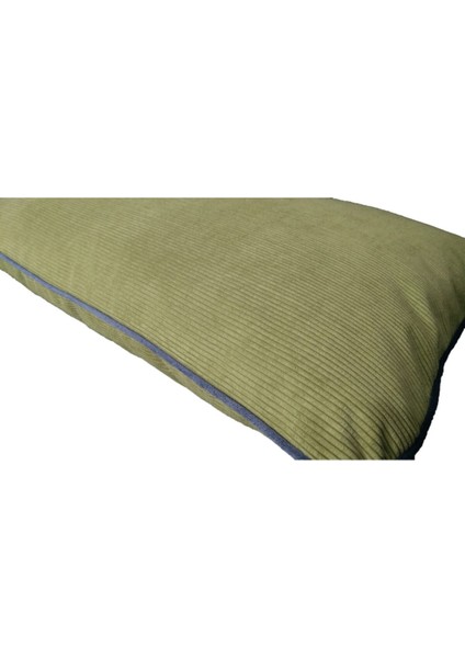 Luxury Lüks Visco Dolgulu Fermuarlı Yıkanabilir Kedi Köpek Yatağı Xl 100X70CM -Cagla Yesil 1 Adet
