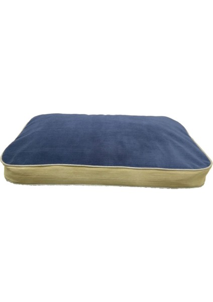 Luxury Premium Visco Dolgulu Çift Taraflı ve Fermuarlı Yıkanabilir Flat Kedi Köpek Yatağı 70X100X10 cm 1 Adet