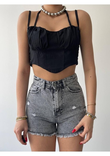 Elix Askılı Büstiyer Crop