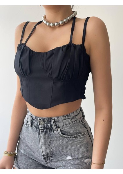 Elix Askılı Büstiyer Crop