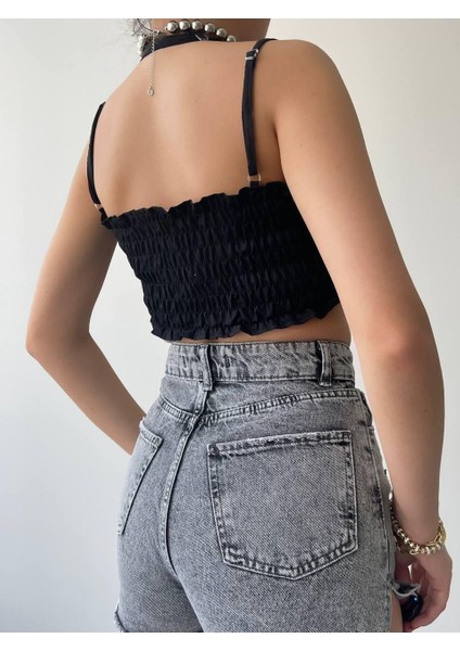 Elix Askılı Büstiyer Crop