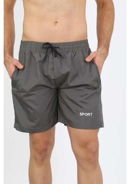 Erkek Fermuar Cepli Deniz Şortu Füme 27485 fiyatları